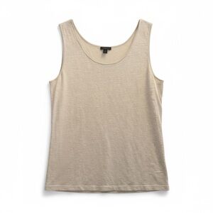 Lafayette 148 | Linen Blend Sleeveless Knit Tank Top | Size Large